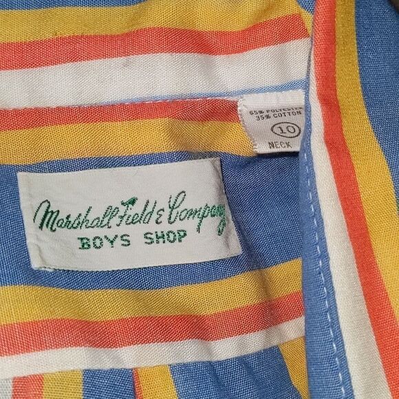 Marshall Field & Company vintage striped shirt size 10‎ - Picture 2 of 6